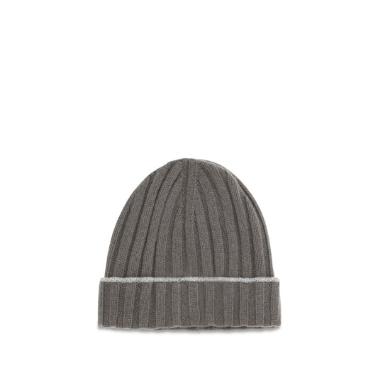 Brunello Cucinelli Bicolor Beanie Hat multicolor