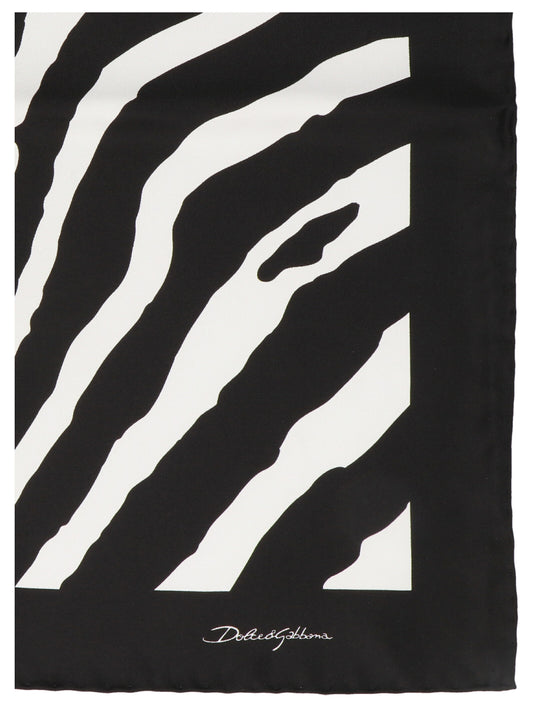Dolce & Gabbana Bicolor 'Print That' Scarf multicolor