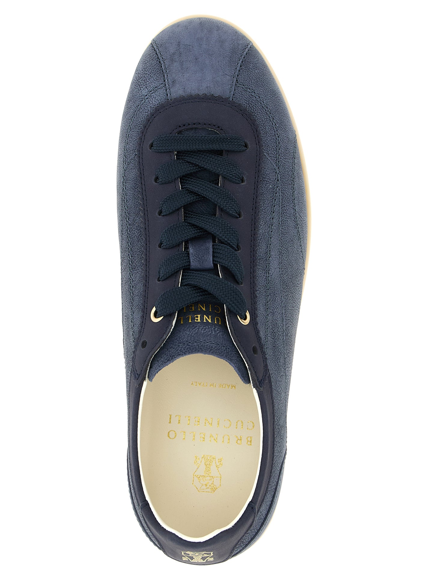 Brunello Cucinelli Blue 'Low Top' Sneakers blau