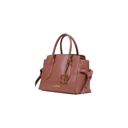 Love Moschino Brown Polyethylene Handbag braun