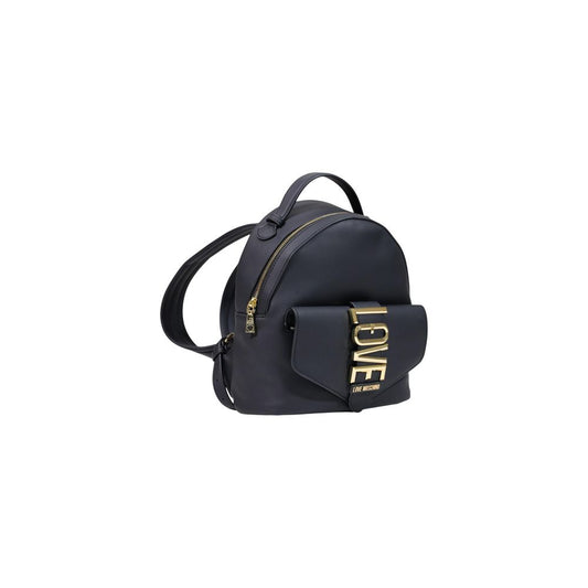 Love Moschino Black Backpack schwarz
