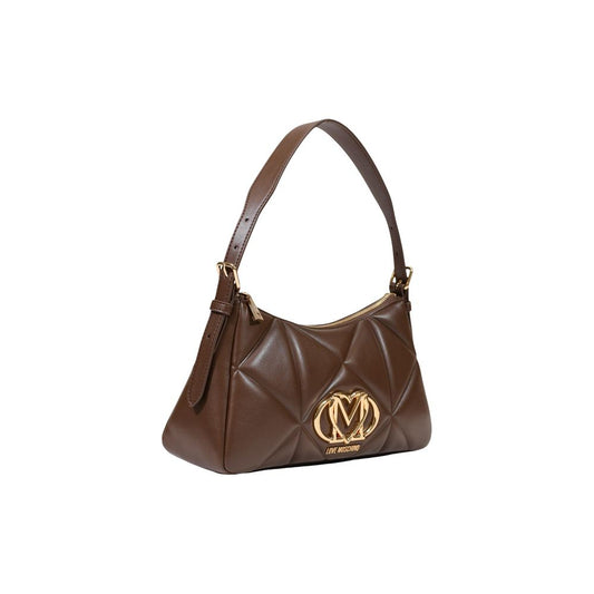 Love Moschino Brown Polyethylene Handbag braun
