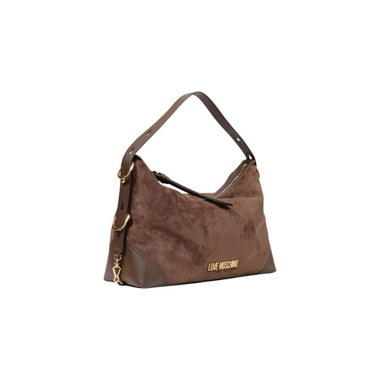 Love Moschino Brown Polyester Handbag braun