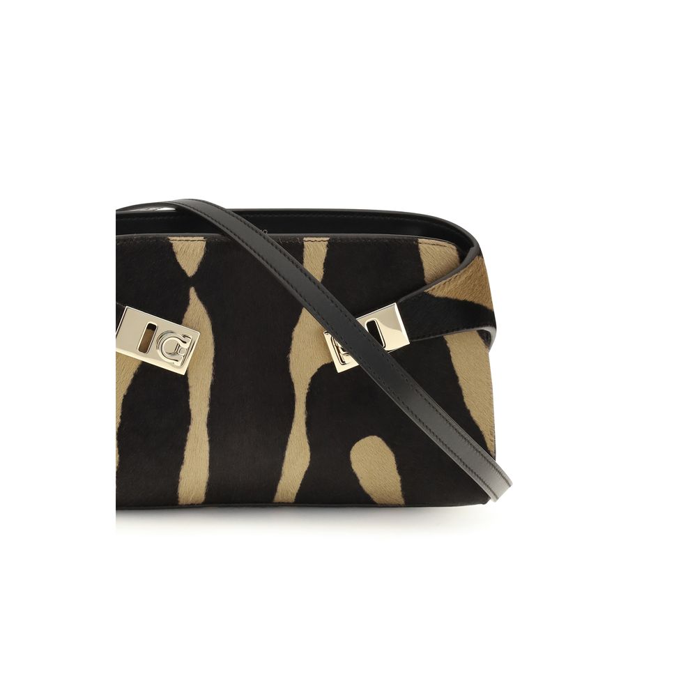Ferragamo Brown Mini Hug Shoulder Bag braun