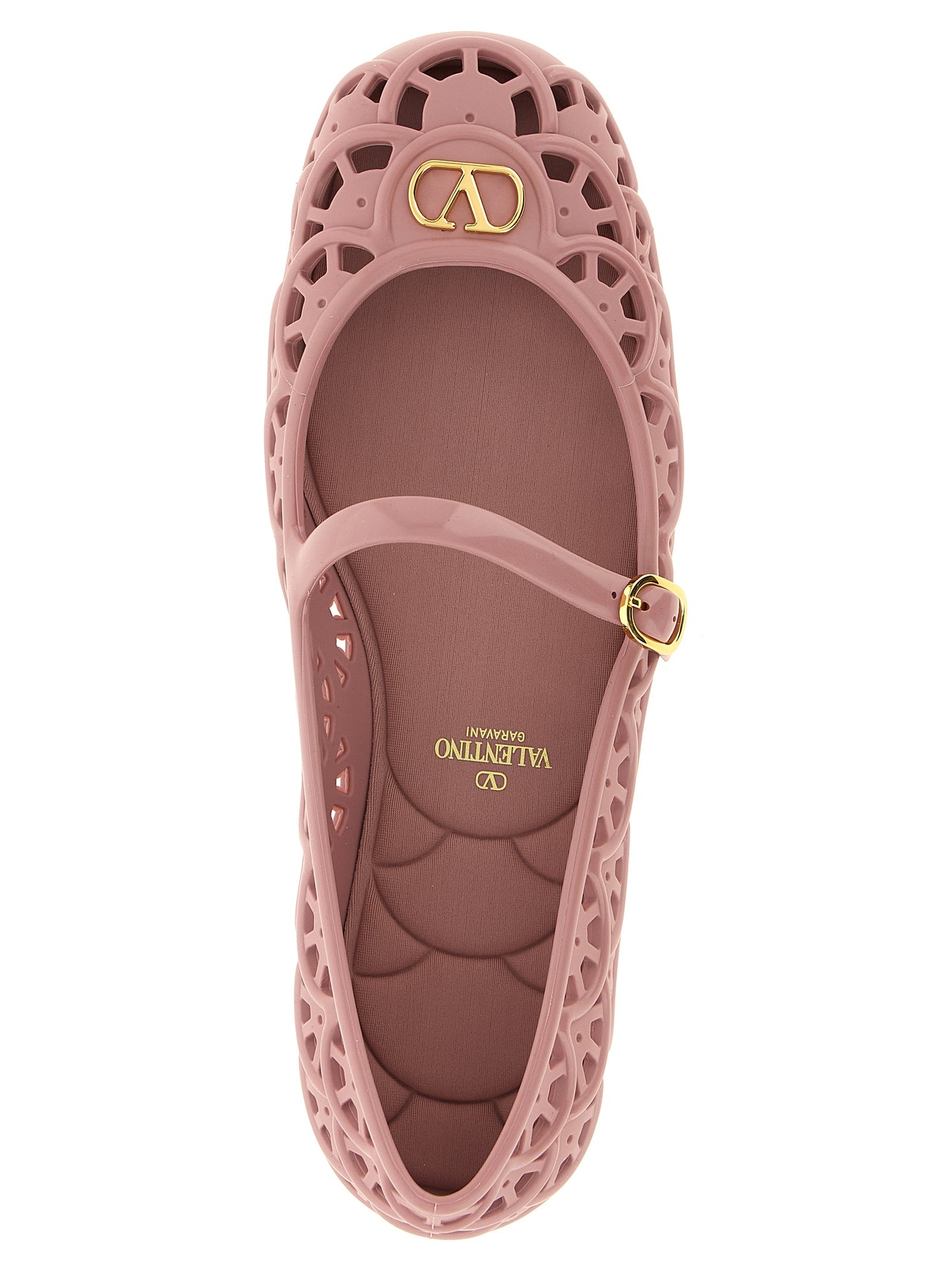 Valentino Garavani Multicolor 'Ondette' Flats