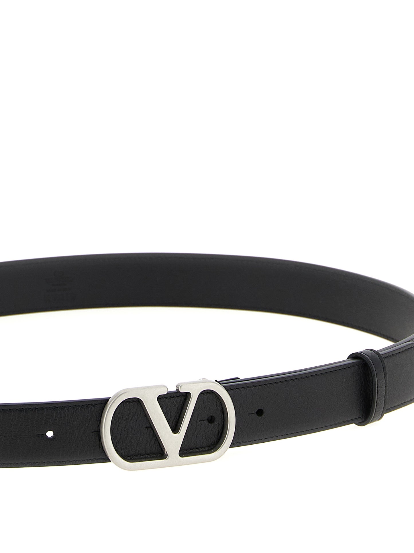 Valentino Garavani Black Regular Belt schwarz