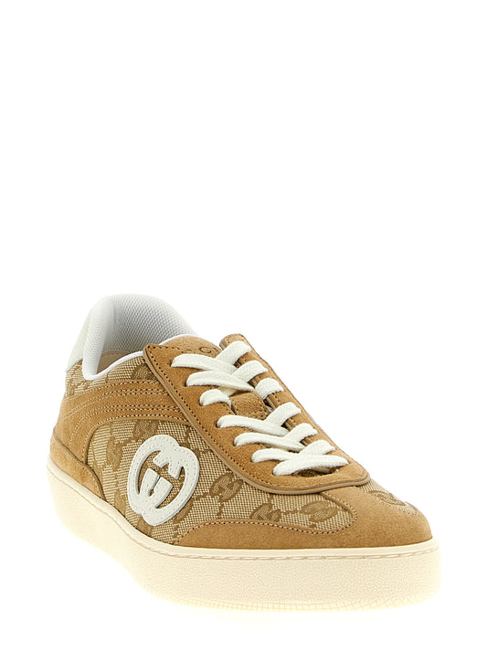Gucci Beige 'G75' Sneakers