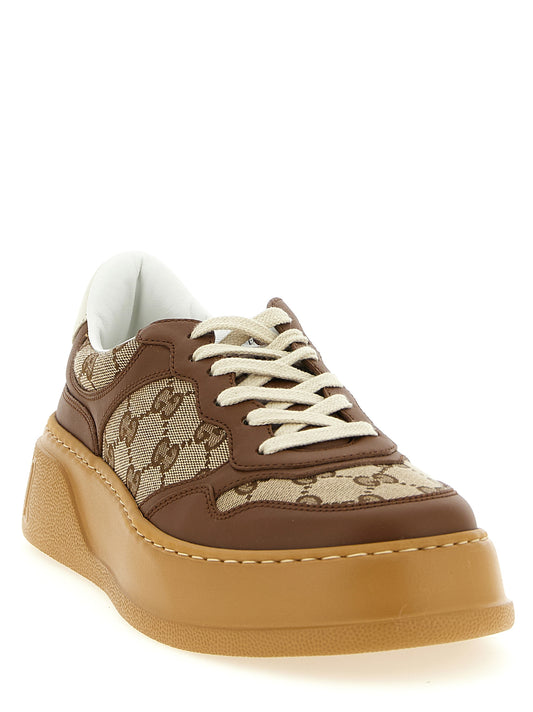 Gucci Brown 'Incrocio GG' Sneakers braun