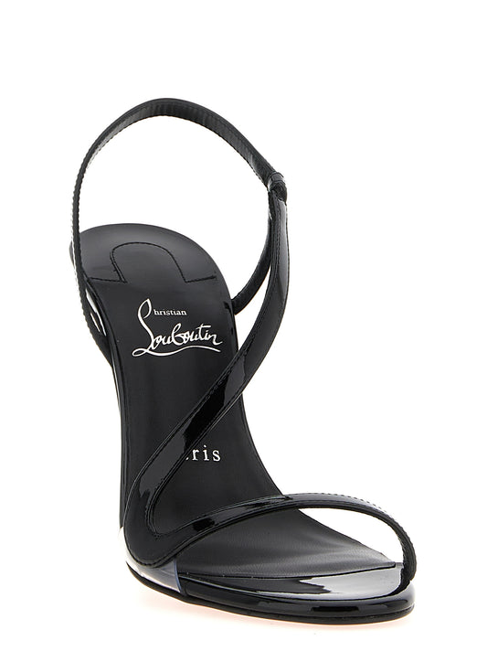 Christian Louboutin Black 'Rosa Z' Sandals schwarz