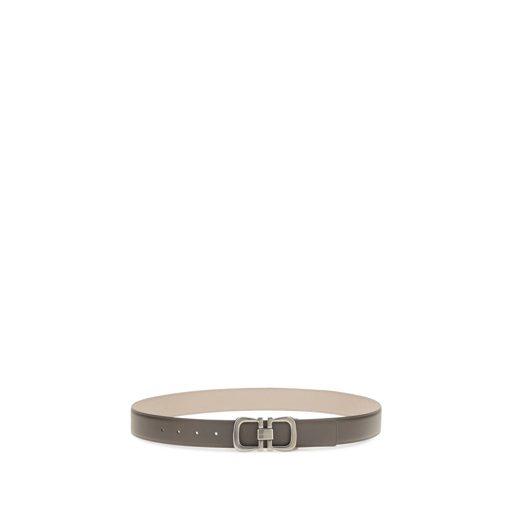 Ferragamo Brown Reversible Leather Belt braun