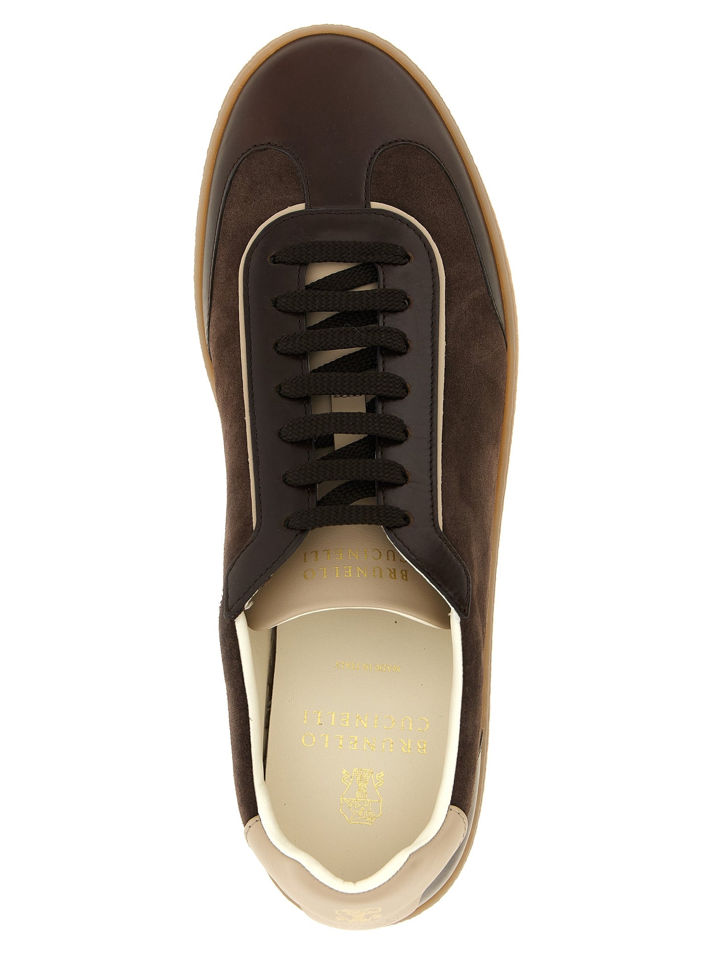 Brunello Cucinelli Brown 'Low Top' Sneakers braun