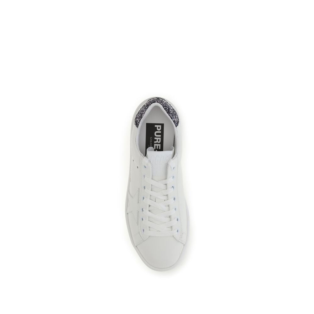Golden Goose White 'Low Top' Sneakers weiss