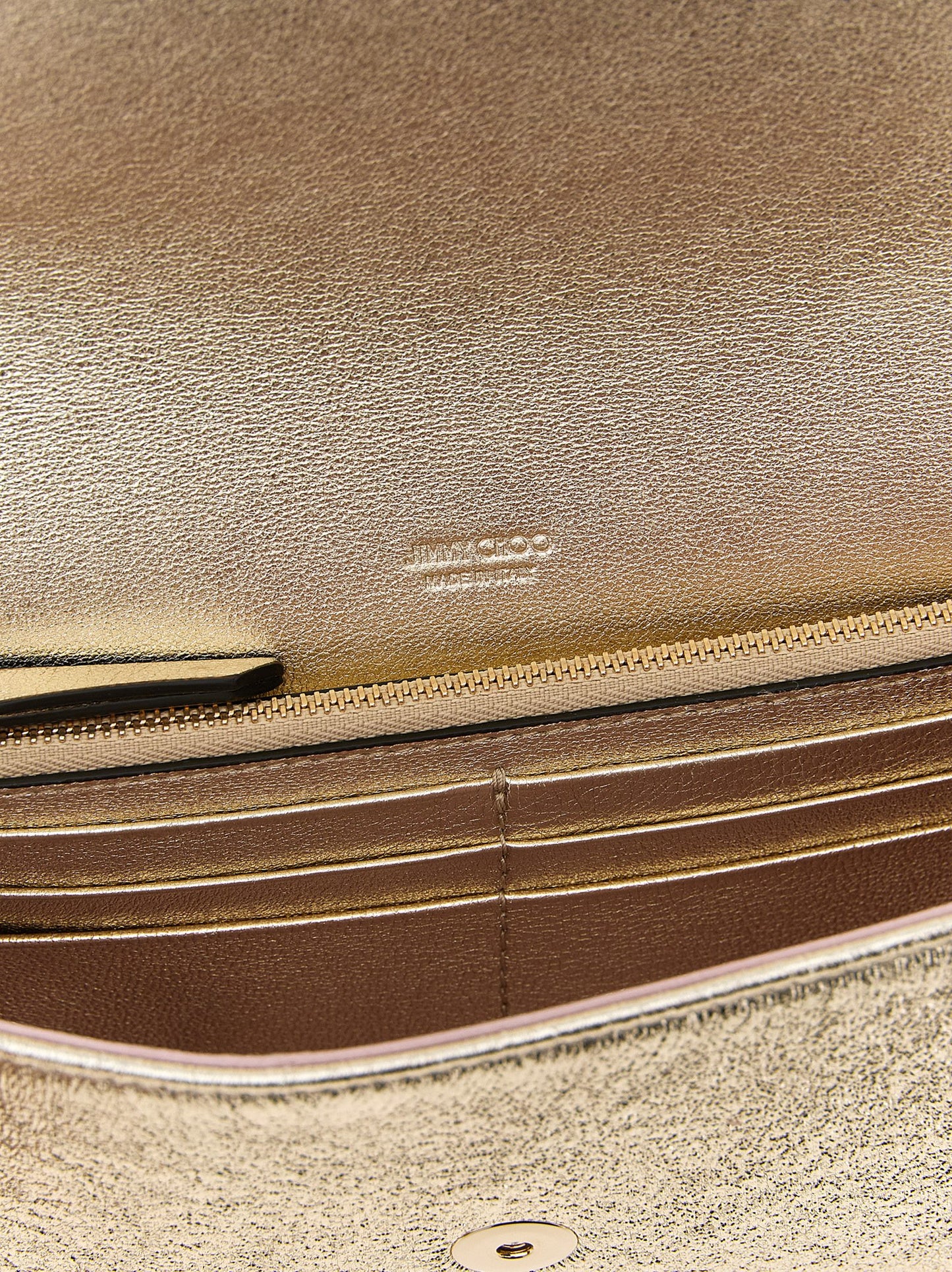 Jimmy Choo Gold 'Emmie' Shoulder Bag