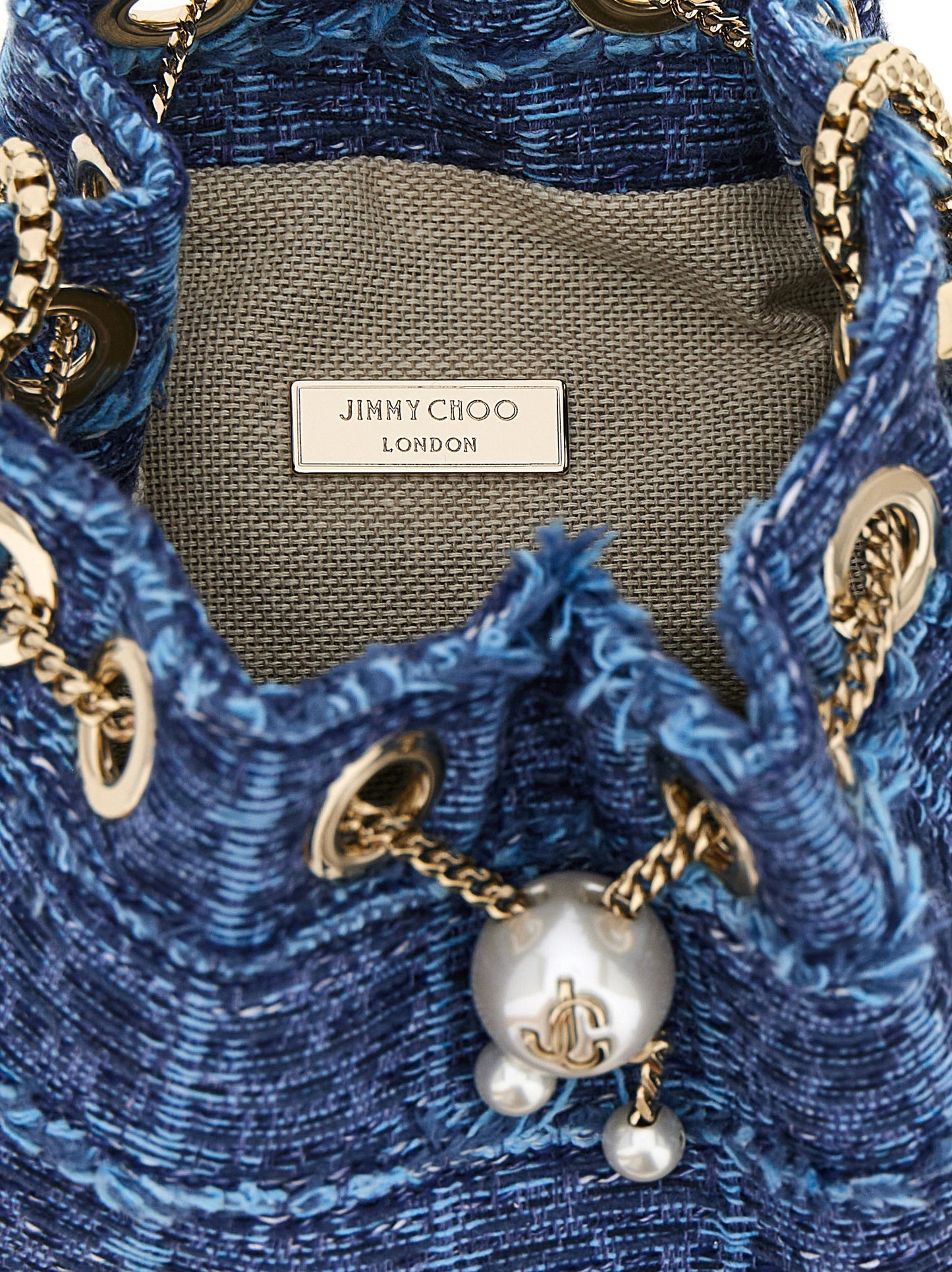 Jimmy Choo Blue 'Bon Handbag blau