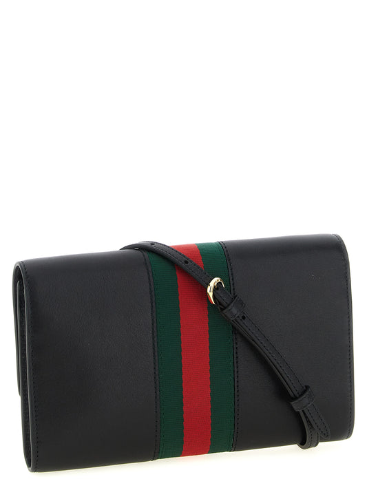 Gucci Black 'Morsetto' Wallet schwarz