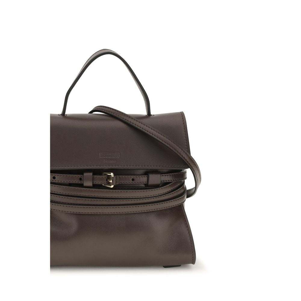 Moschino Brown Tie Me Handbag braun
