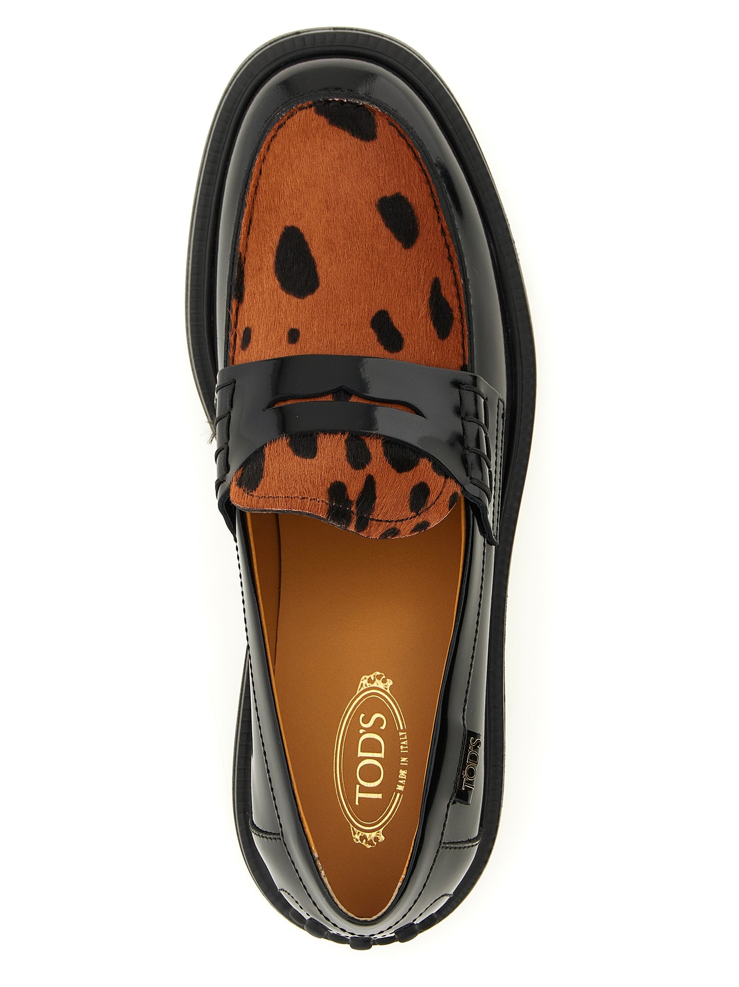 Tod's Black 'S Logo And The Iconic' Mini Loafers schwarz