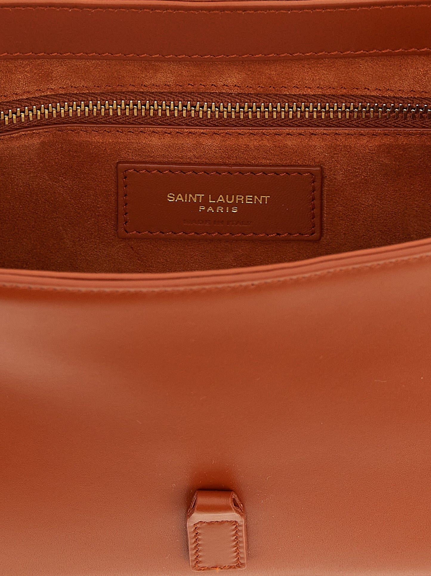 Saint Laurent Orange 'Le 5 à 7' Shoulder Bag