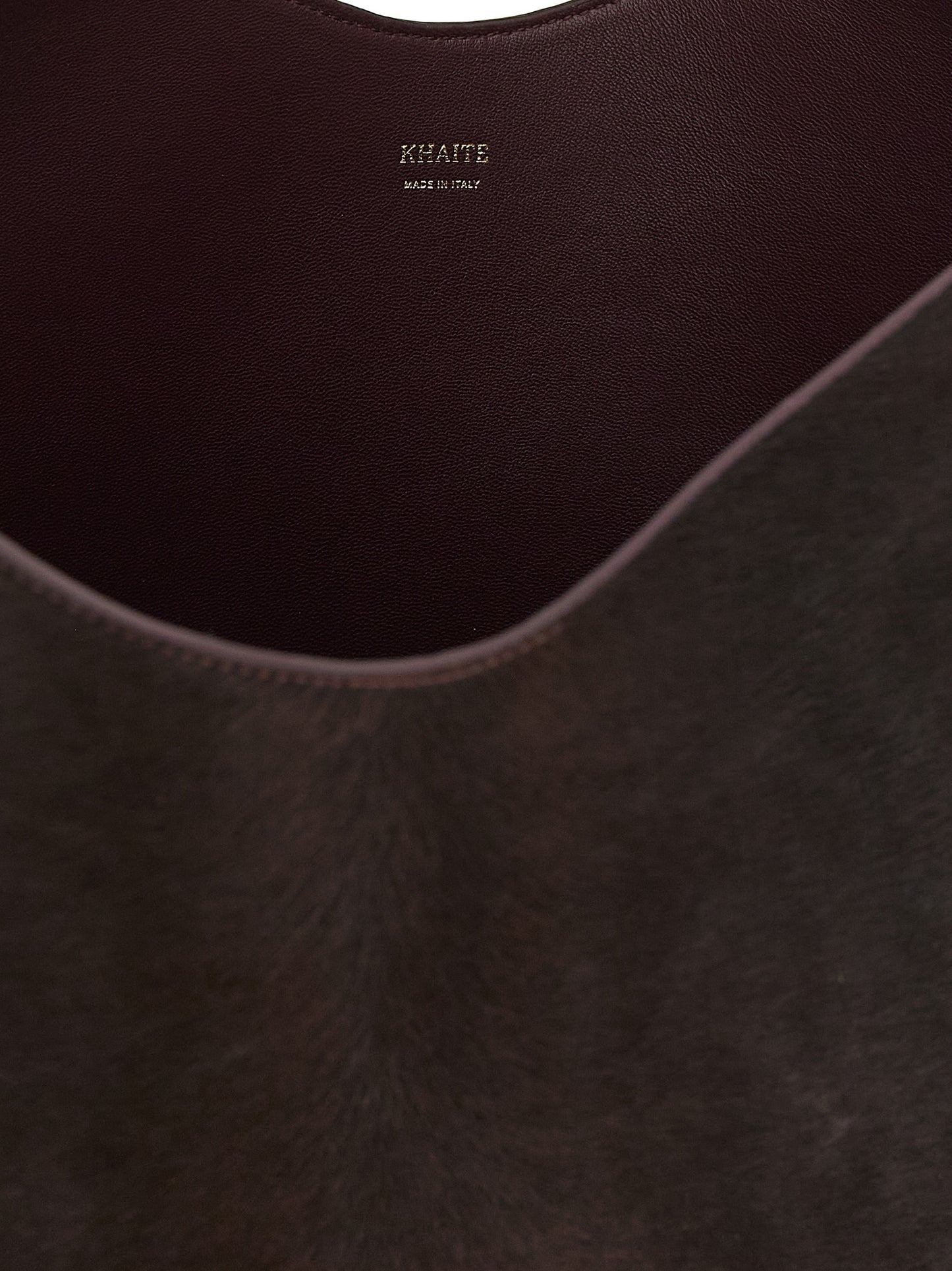 Khaite Bordeaux 'S Small' Mini Tote Bag