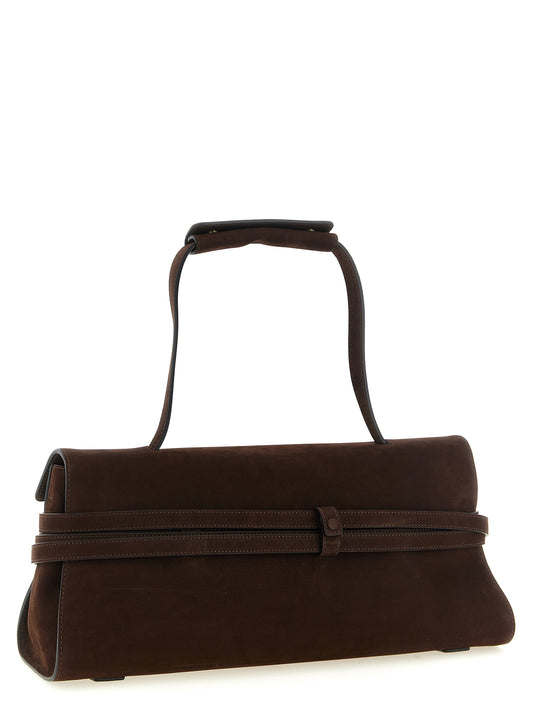 Moschino Brown 'Tie Me' Shoulder Bag braun