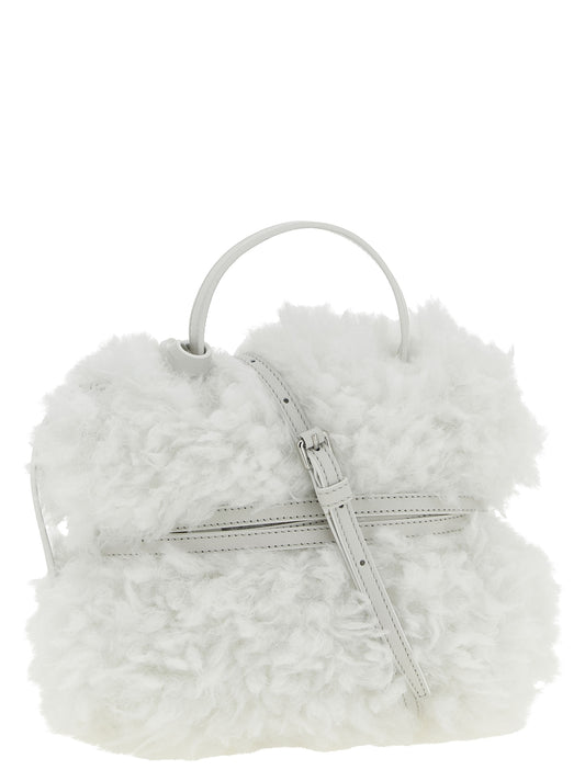 Moschino White 'S Bold' Small Handbag weiss