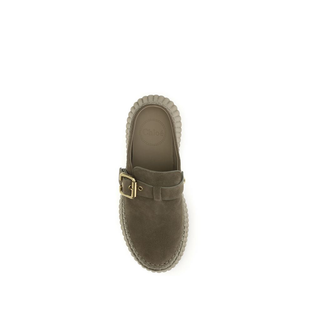 Chloé Bicolor 'Slip-On' 'Platform' Mules multicolor