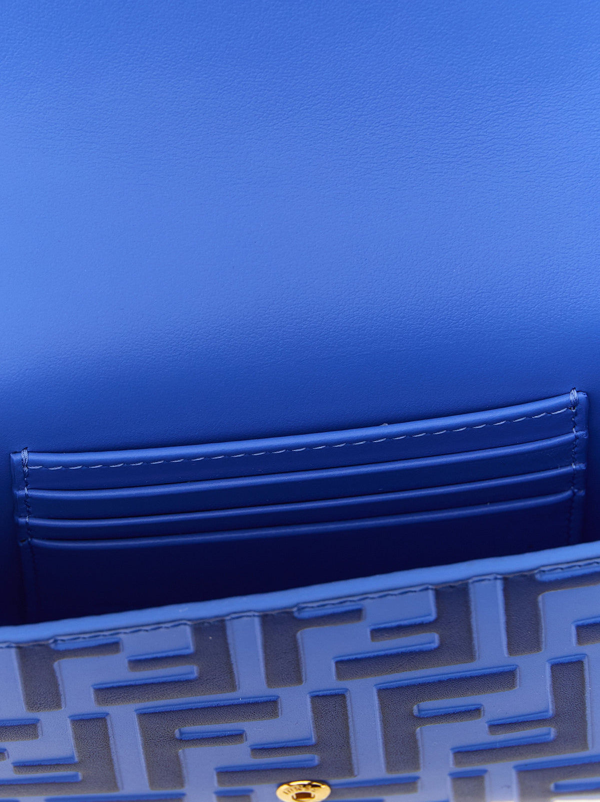 Fendi Blue 'Ff Diamonds' Wallet blau