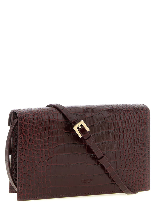 Tom Ford Bordeaux 'Aube' Mini Clutch