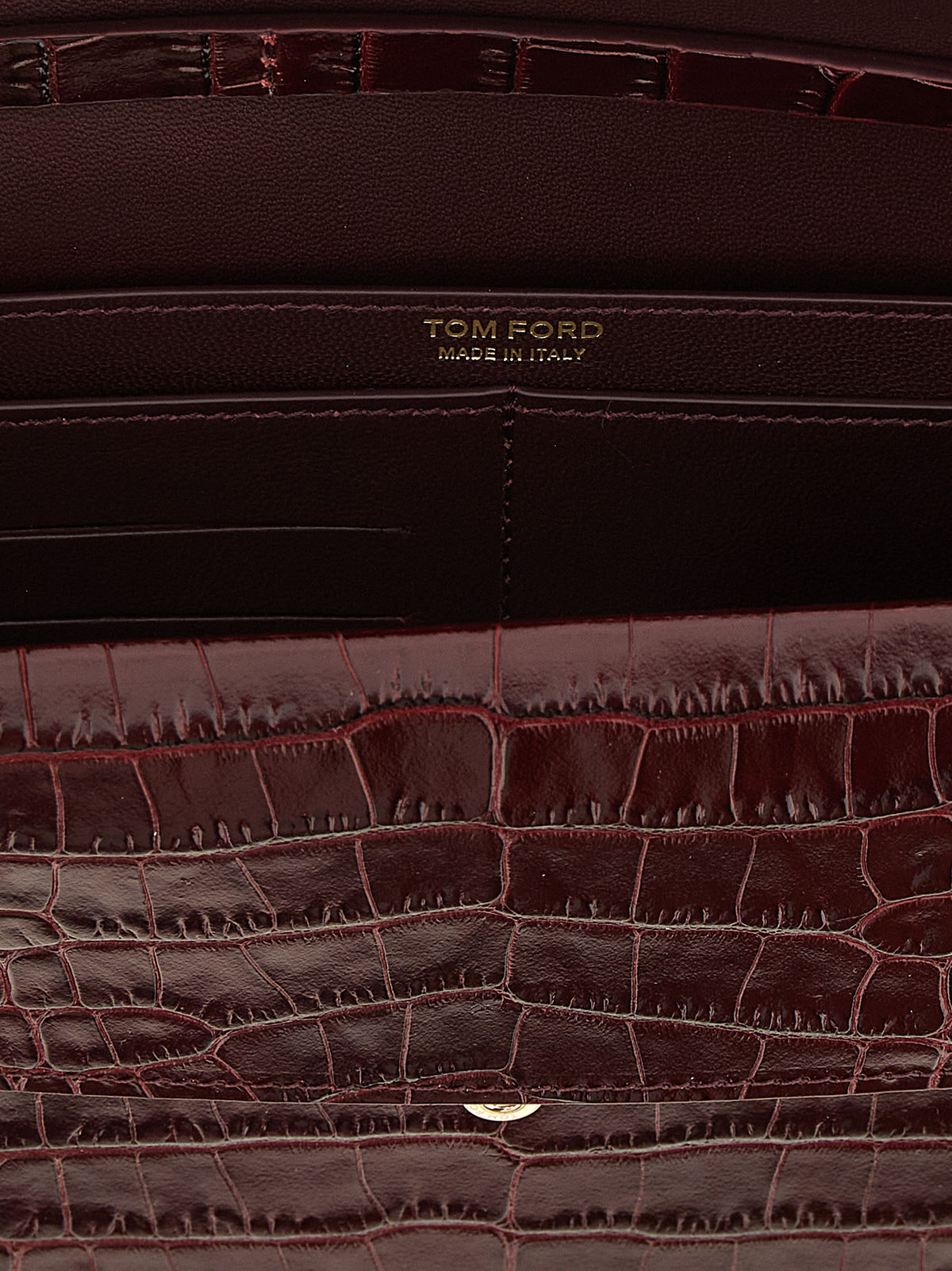 Tom Ford Bordeaux 'Aube' Mini Clutch