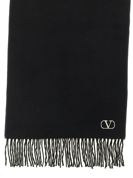 Valentino Garavani Bicolor Cashmere Scarf multicolor