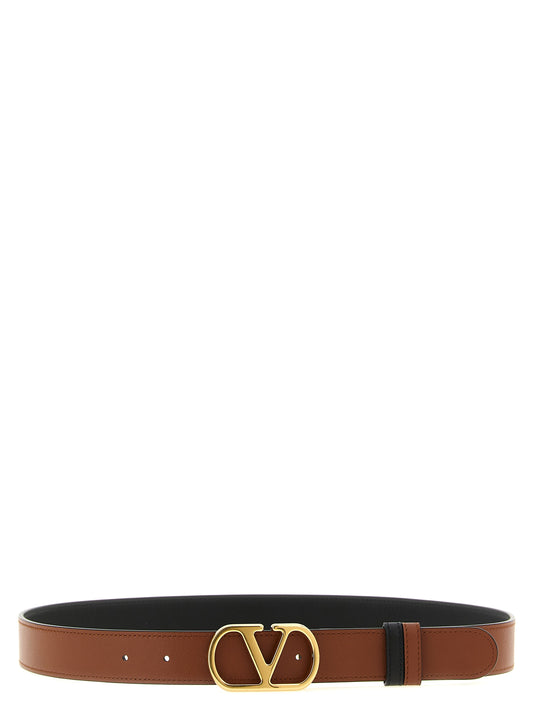 Valentino Garavani Black Regular Belt schwarz