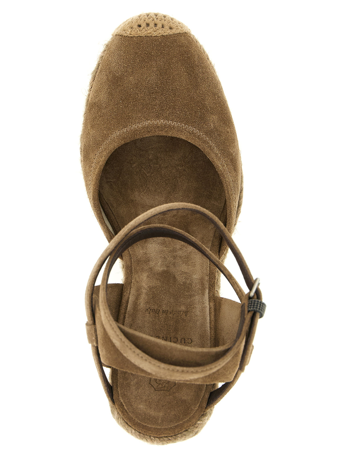 Brunello Cucinelli Brown 'Precious Loop' Sandals braun