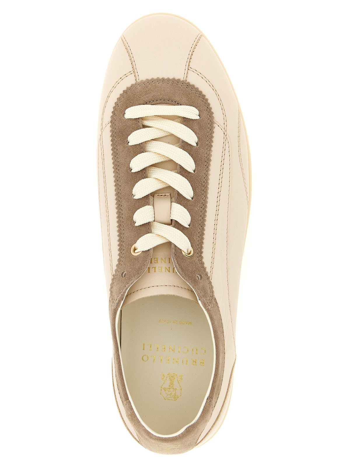 Brunello Cucinelli Beige 'Low Top' Sneakers