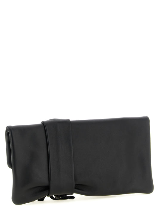 Jimmy Choo Black 'Zandra' Clutch schwarz