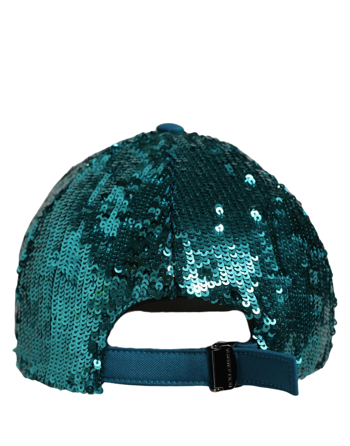 Dolce & Gabbana Men Green Cotton Sequin Baseball Cap 6 Panels Hat grun