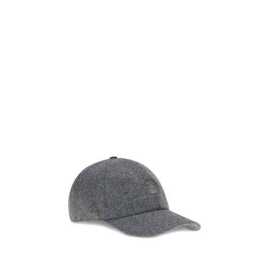 Brunello Cucinelli Gray Baseball Hat grau