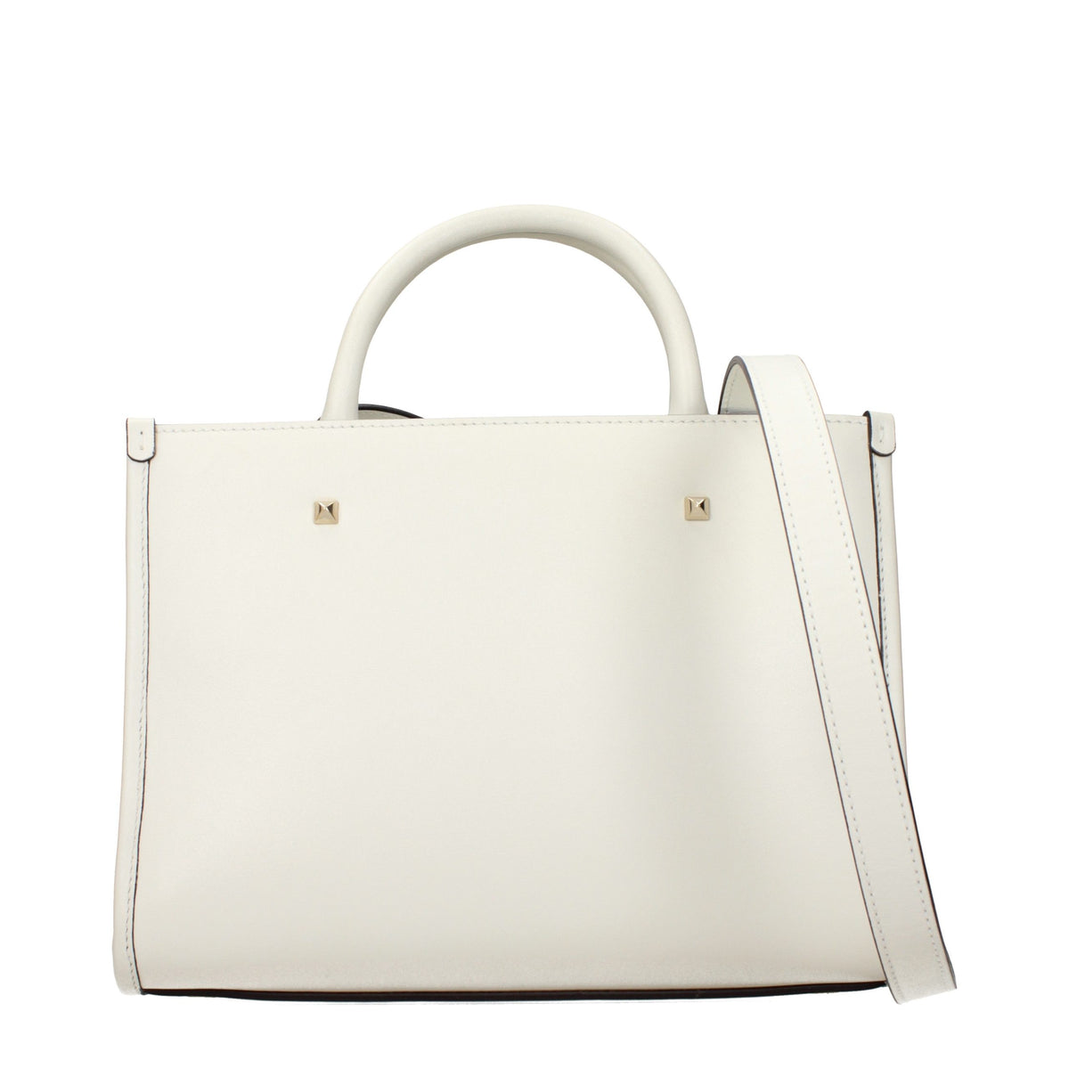 Jimmy Choo White Leather Handbag weiss