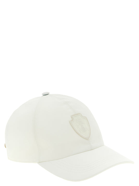 Brunello Cucinelli White Polyester Cap (Baseball Hat) weiss