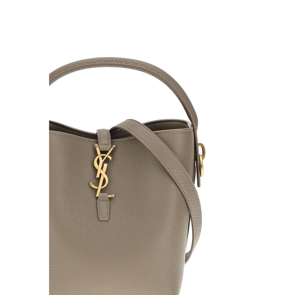 Saint Laurent Beige 'Bucket' Bag