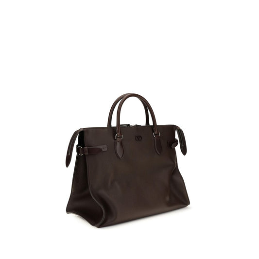 Valentino Garavani Brown 'Antibes' Large Handbag braun