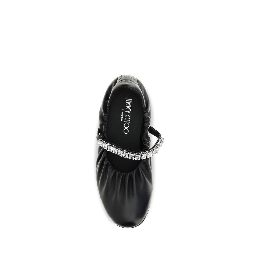 Jimmy Choo Black Jade Ballerinas Flats schwarz