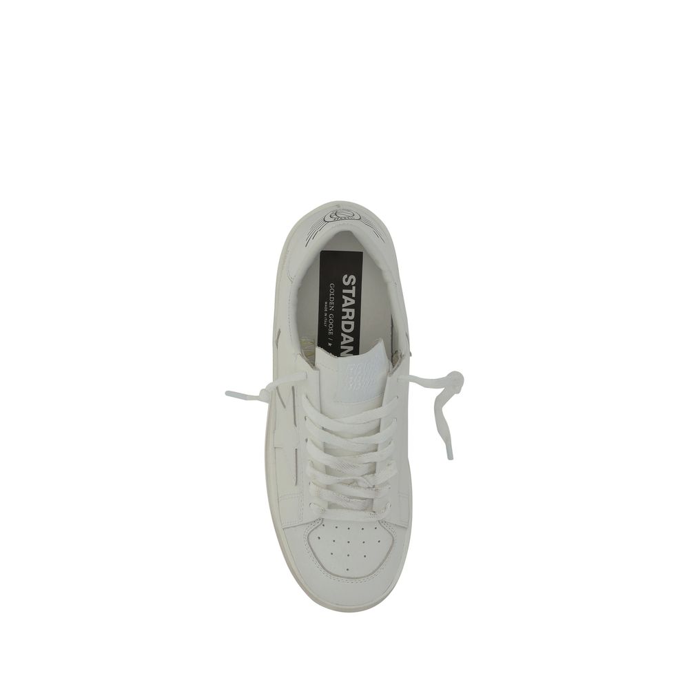 Golden Goose White 'Low Top' Sneakers weiss