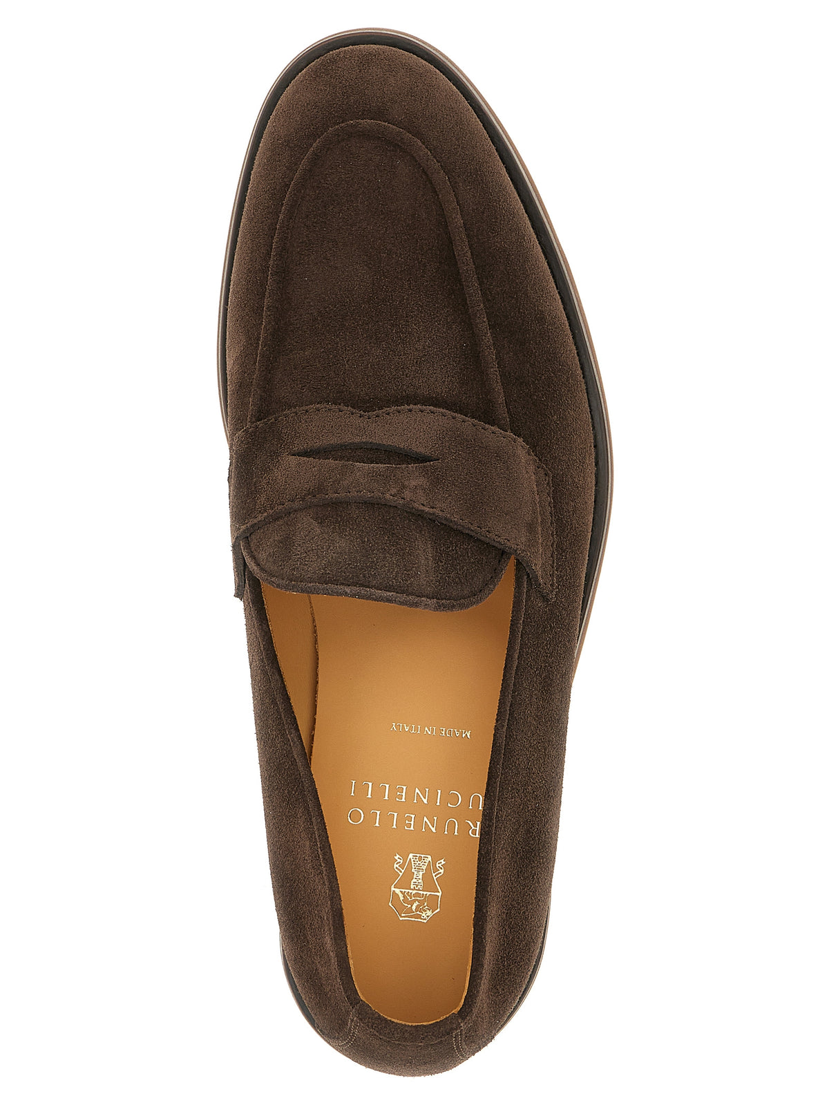 Brunello Cucinelli Brown 'Penny' Loafers braun