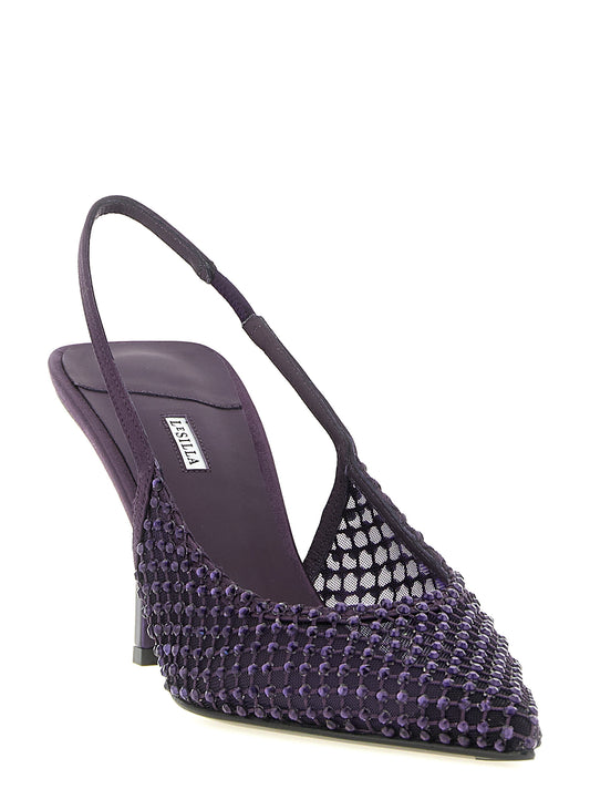 LE SILLA Purple 'Gilda' Pumps lila