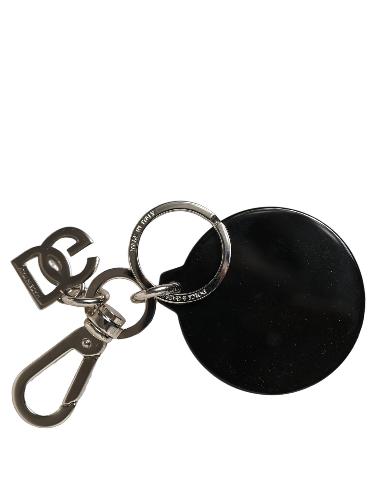 Dolce & Gabbana Black Kaisen Toge Inumaki Charm Metal Keychain Keyring schwarz