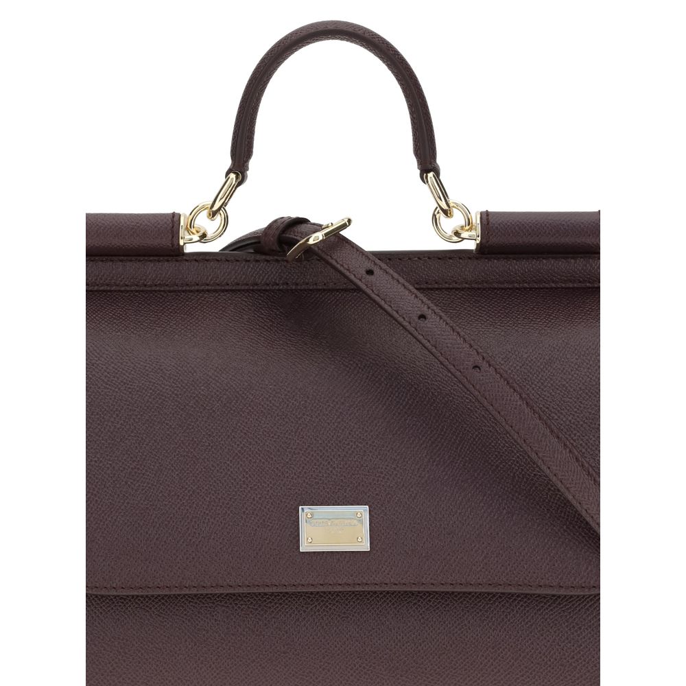 Dolce & Gabbana Bordeaux 'My Sicily' Handbag