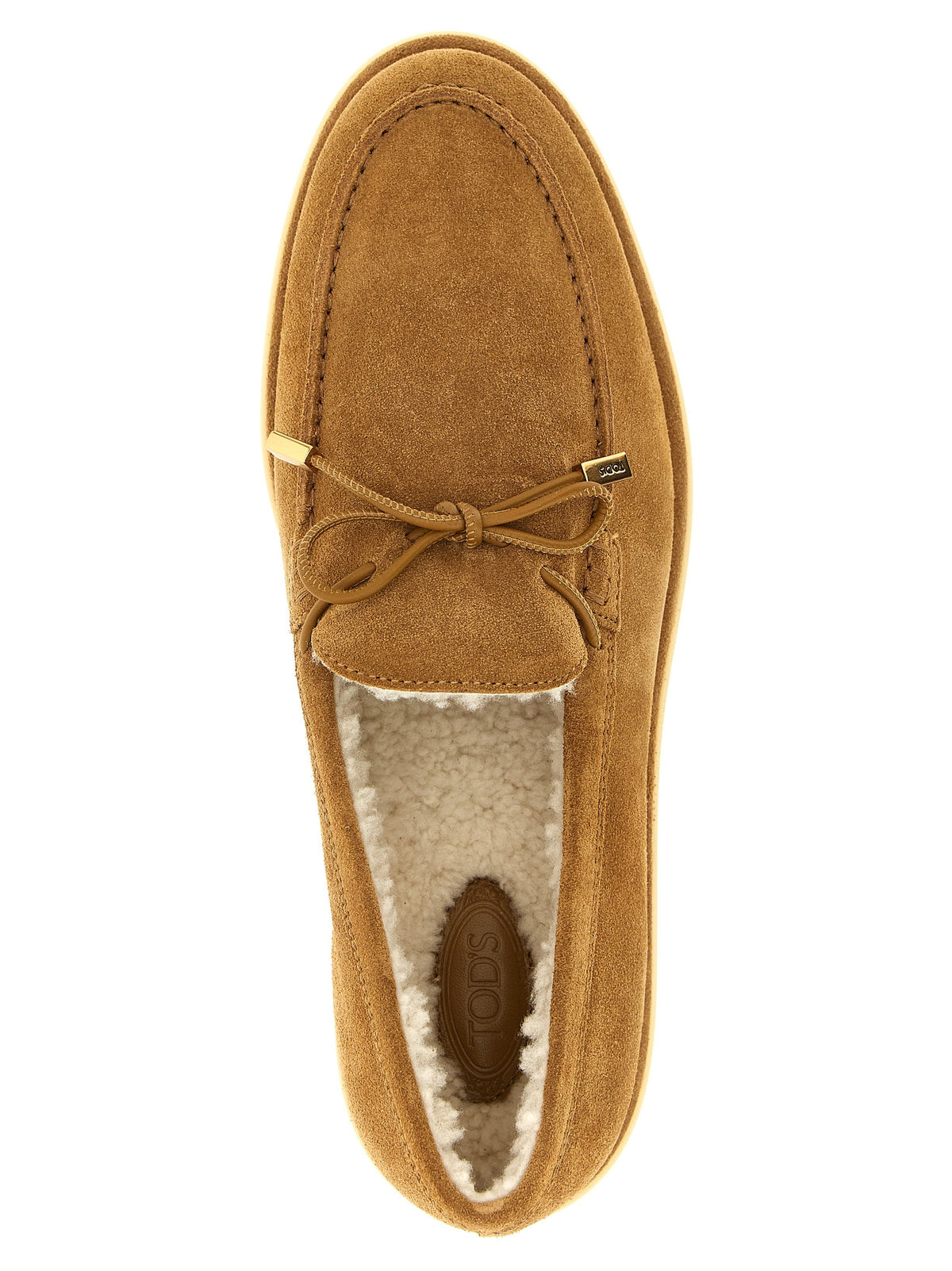 Tod's Beige 'Slip-On' Loafers