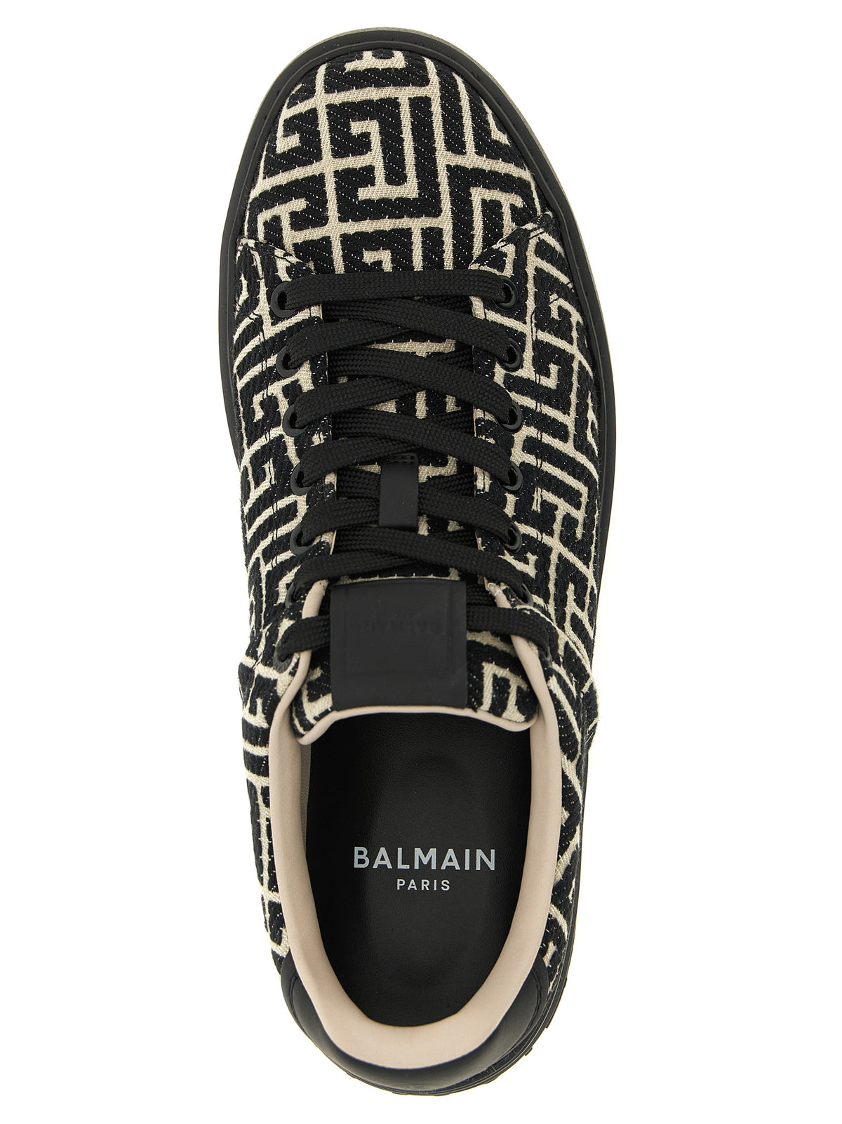 Balmain Bicolor Cotton Low Top Sneakers multicolor