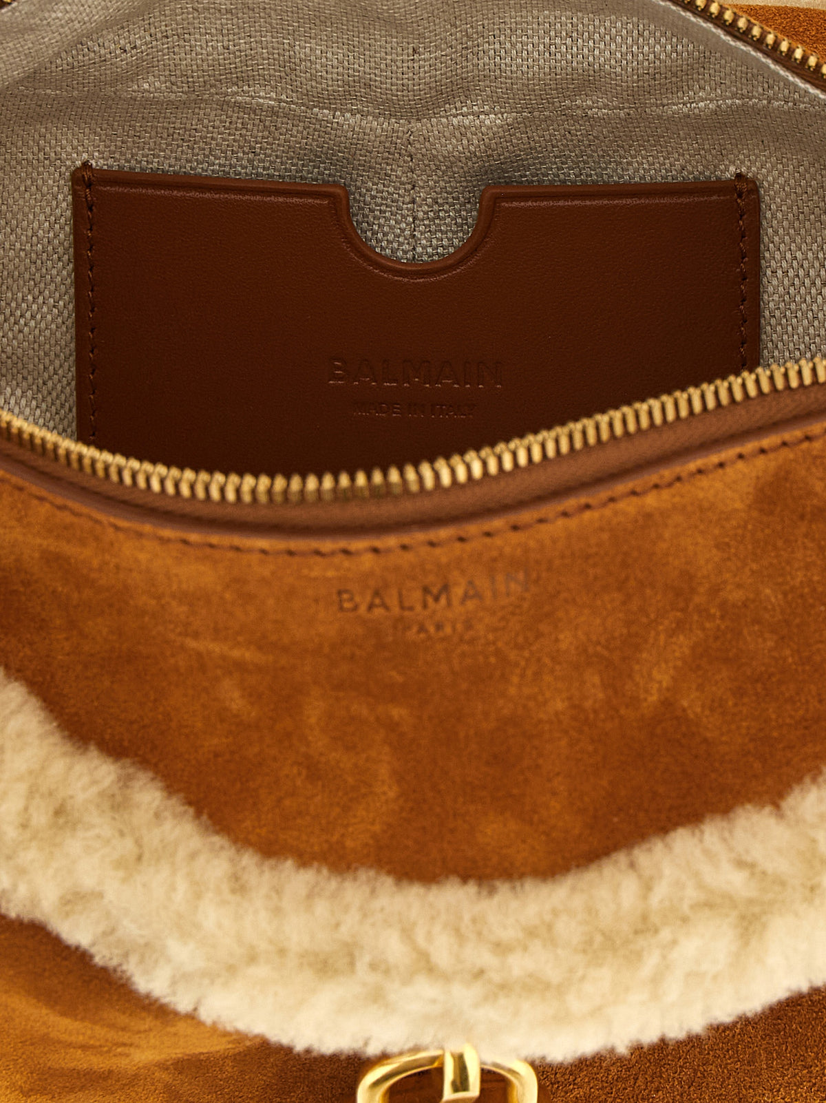 Balmain Brown 'Pulse' Small Shoulder Bag braun