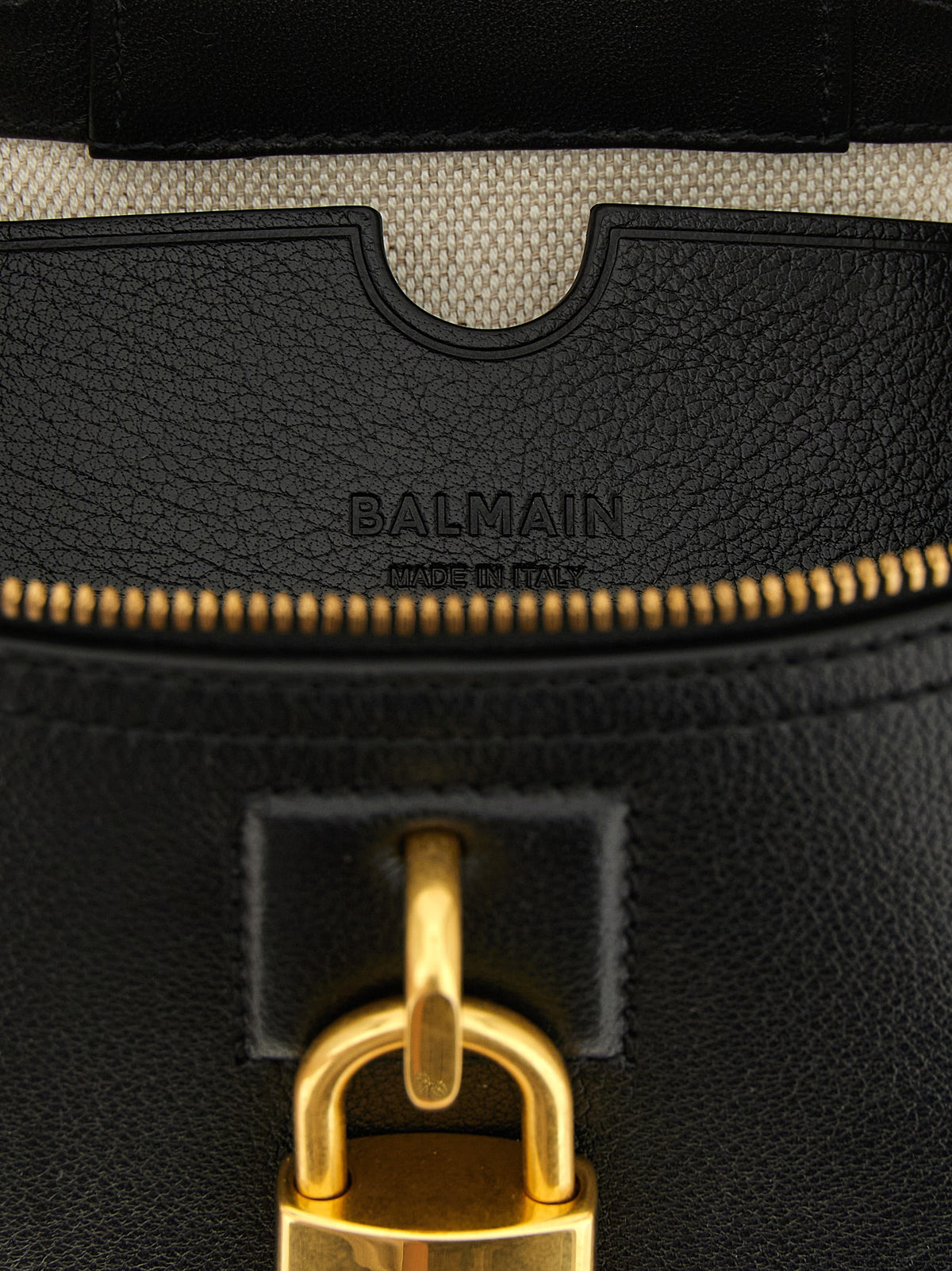 Balmain Black 'Pulse Vanity' Handbag schwarz